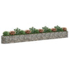 Gabion Raised Bed Galvanized Iron 212.6"x19.7"x19.7"