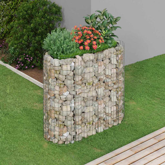 Gabion Raised Bed | Silver | Galvanised iron | Medium | Durable
