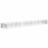 Gabion Raised Bed Galvanized Iron 236.2"x39.4"x19.7"