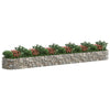 Gabion Raised Bed Galvanized Iron 236.2"x39.4"x19.7"