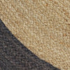 Handmade Rug Jute with Dark Grey Border 240 cm