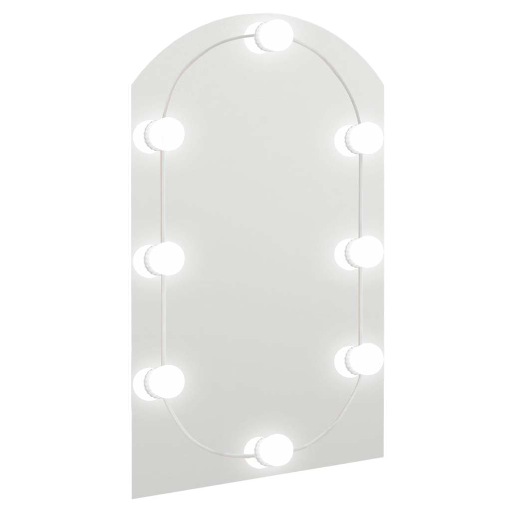 Mirror With Led Light | Silver | Glass | Medium | Mirror With LED Light