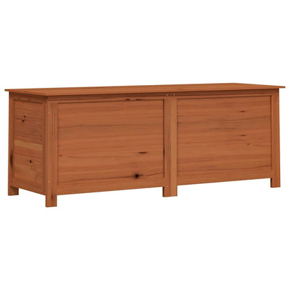 Patio Cushion Box Brown 59.1"x19.7"x22" Solid Wood Fir
