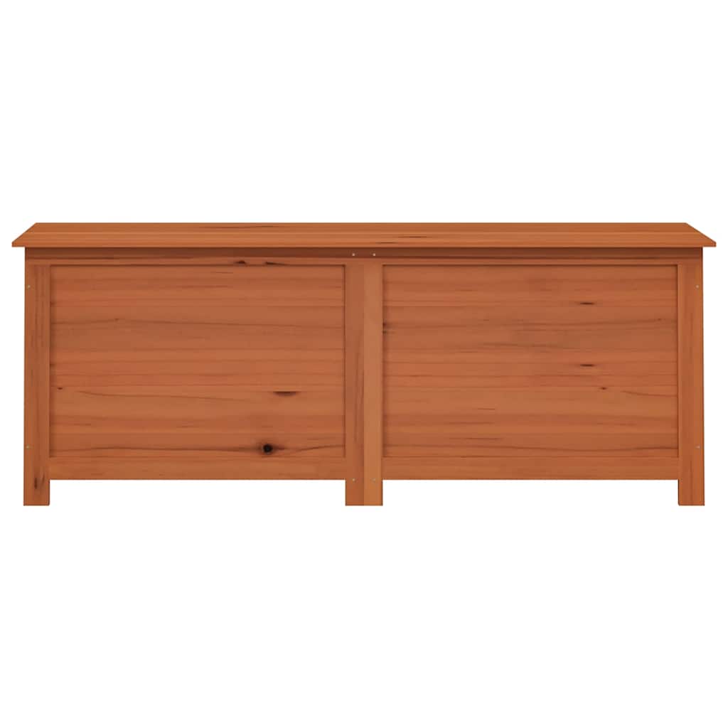 Patio Cushion Box Brown 59.1"x19.7"x22" Solid Wood Fir
