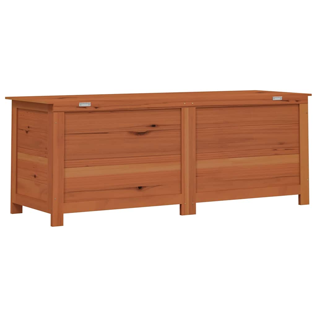 Patio Cushion Box Brown 59.1"x19.7"x22" Solid Wood Fir