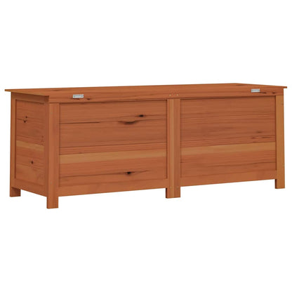 Patio Cushion Box Brown 59.1"x19.7"x22" Solid Wood Fir