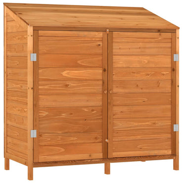 Garden Shed Brown 102x52x112 cm Solid Wood Fir