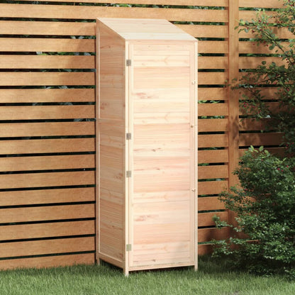 Garden Shed 55x52x174.5 cm Solid Wood Fir