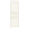 Garden Shed White 55x52x174.5 cm Solid Wood Fir