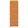 Garden Shed Brown 55x52x174.5 cm Solid Wood Fir
