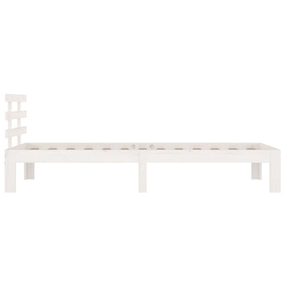 Bed Frame | White | Solid pinewood, Plywood | Single