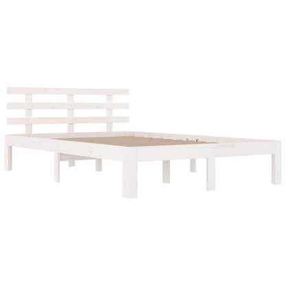 Bed Frame without Mattress White 120x190cm Small Double