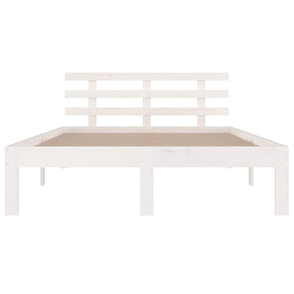 Bed Frame without Mattress White 120x190cm Small Double