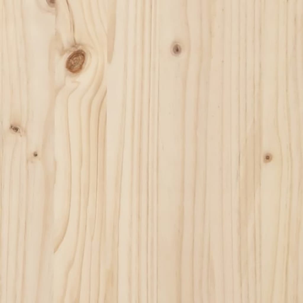 Bed Frame | Natural Pine | Solid pine wood | 140x190 cm |  Simplistic