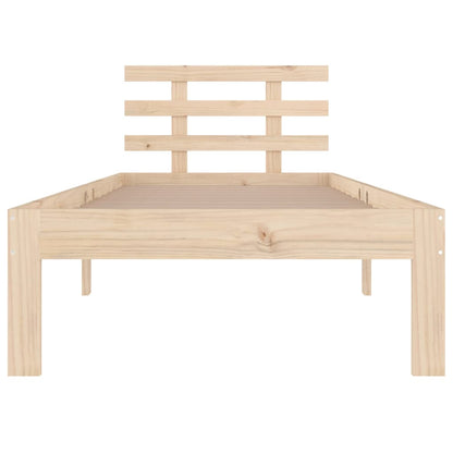 Bed Frame | Natural Wood | Solid pine wood | Single | Durable | Bed Frame