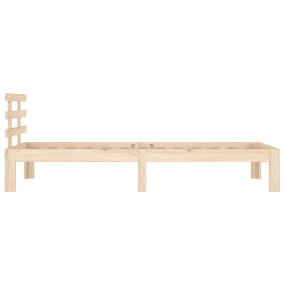 Bed Frame | Natural Wood | Solid pine wood | Single | Durable | Bed Frame