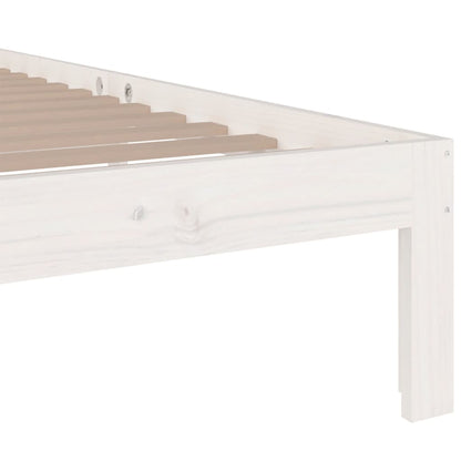 Bed Frame | White | Solid pine wood, Plywood | Single | Single Bed Frame