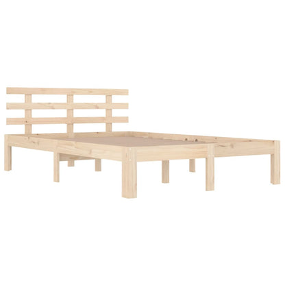 Bed Frame | Natural Wood | Solid pine wood | Double | Bed Frame