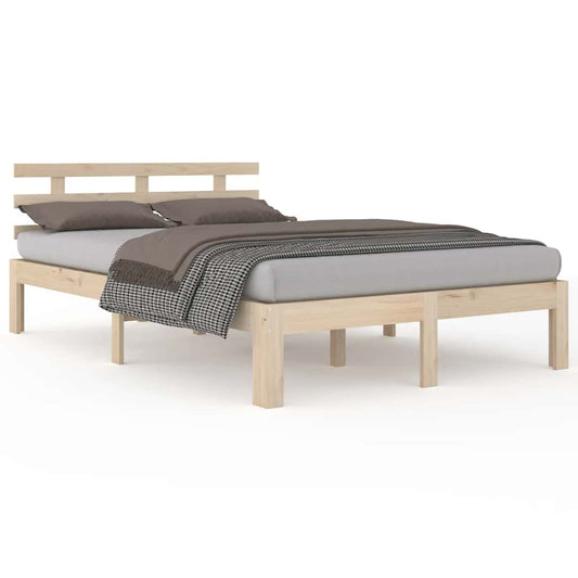 Bed Frame without Mattress Solid Wood 180x200 cm Super King Size