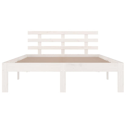 Bed Frame | White | Solid pine wood | Super King |  Durable  | Bed Frame