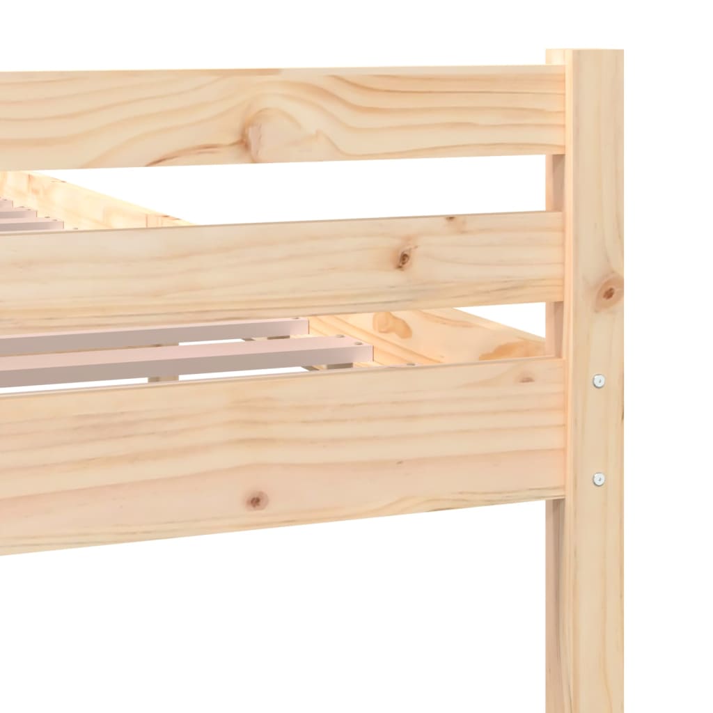 Bed Frame | Natural | Solid Pine Wood | Double | Durable | Bed Frame