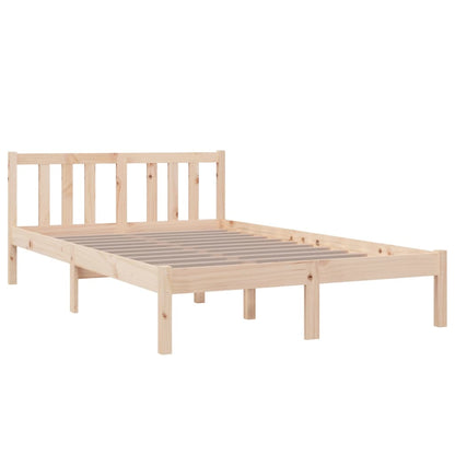 Bed Frame without Mattress Solid Wood 120x200 cm