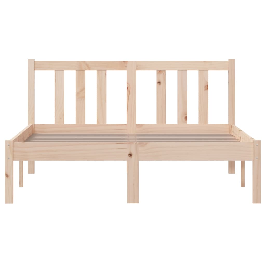 Bed Frame without Mattress Solid Wood 120x200 cm