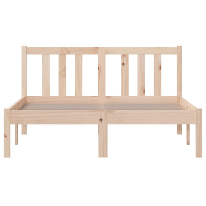 Bed Frame without Mattress Solid Wood 120x200 cm