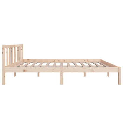 Bed Frame without Mattress Solid Wood 120x200 cm