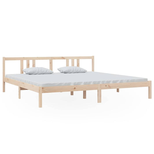 Bed Frame without Mattress Solid Wood 200x200 cm