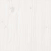Bed Frame without Mattress White Solid Wood 90x190 cm Single Single
