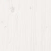 Bed Frame without Mattress White Solid Wood 90x200 cm