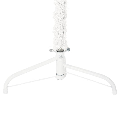 Artificial Half Christmas Tree White PVC Slim