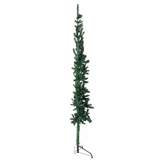 Artificial Half Christmas Tree Green PVC 82.7 in