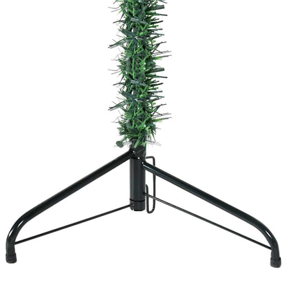 Artificial Half Christmas Tree Green PVC, Steel 94.5 in
