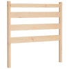 Bed Headboard 96x4x100 cm Solid Wood Pine