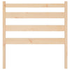 Bed Headboard 96x4x100 cm Solid Wood Pine