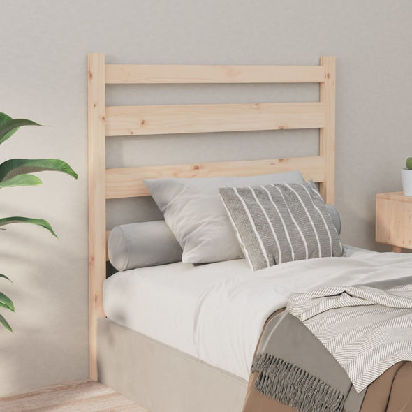 Bed Headboard 96x4x100 cm Solid Wood Pine