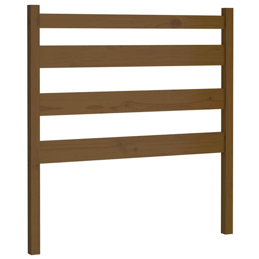 Bed Headboard | Honey Brown | Solid Pine Wood | Standard