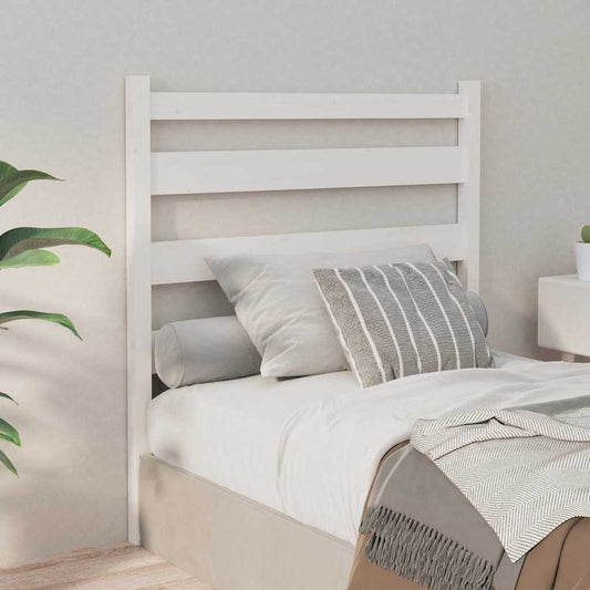 Bed Headboard | White | Solid Pine Wood | Standard | Appealing Design