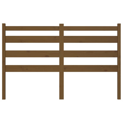 Bed Headboard Honey Brown 141x4x100 cm Solid Wood Pine