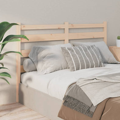 Bed Headboard 166x4x100 cm Solid Wood Pine