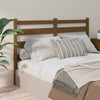 Bed Headboard Honey Brown 166x4x100 cm Solid Wood Pine