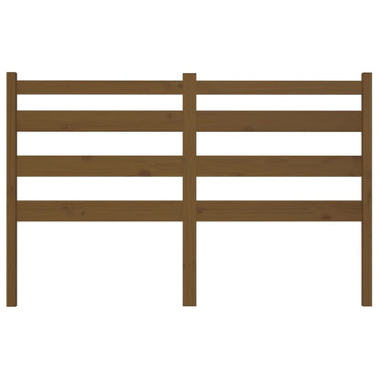 Bed Headboard Honey Brown 186x4x100 cm Solid Wood Pine