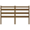 Bed Headboard Honey Brown 186x4x100 cm Solid Wood Pine