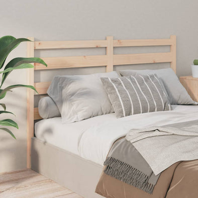 Bed Headboard 206x4x100 cm Solid Wood Pine