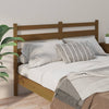 Bed Headboard Honey Brown 206x4x100 cm Solid Wood Pine