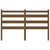Bed Headboard Honey Brown 206x4x100 cm Solid Wood Pine