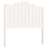 Bed Headboard White 106x4x110 cm Solid Wood Pine