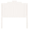Bed Headboard White 106x4x110 cm Solid Wood Pine